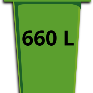 Jäteastia <660 l (4000-07)